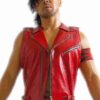 WWE Shinsuke Nakamura Red Leather Vest