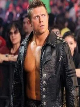 WWE The Miz Studded Leather Jacket