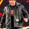 WWE Wrestler Dean Ambrose Black Leather Jacket