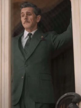 Wonka 2023 Mathew Baynton Green Suit