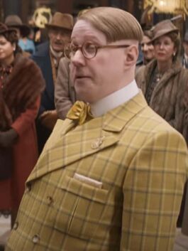 Wonka 2023 Matt Lucas Check Coat