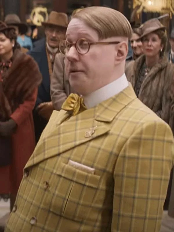 Wonka 2023 Matt Lucas Check Coat