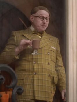 Wonka 2023 Matt Lucas Check Coat