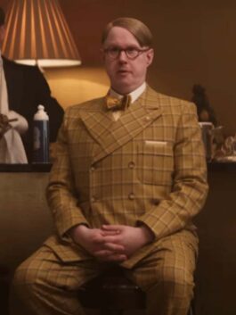 Wonka 2023 Matt Lucas Check Coat