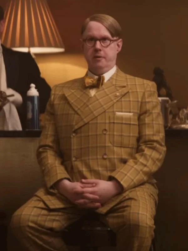 Wonka 2023 Matt Lucas Check Coat