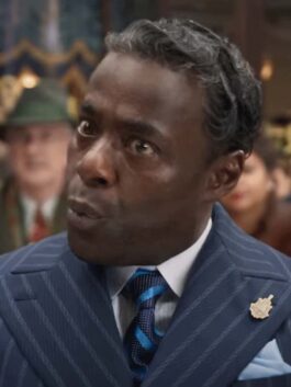 Wonka 2023 Paterson Joseph Blue Blazer