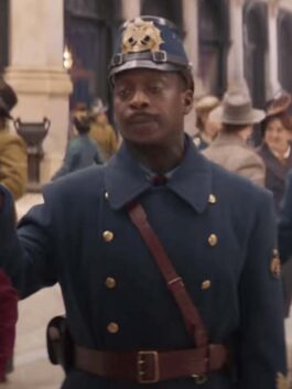 Wonka 2023 Paterson Joseph Blue Coat