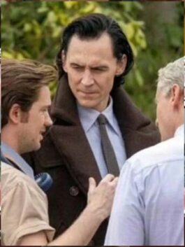 Loki Season 2 Tom Hiddleston Brown Peacoat