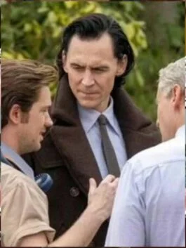 Loki Season 2 Tom Hiddleston Brown Peacoat