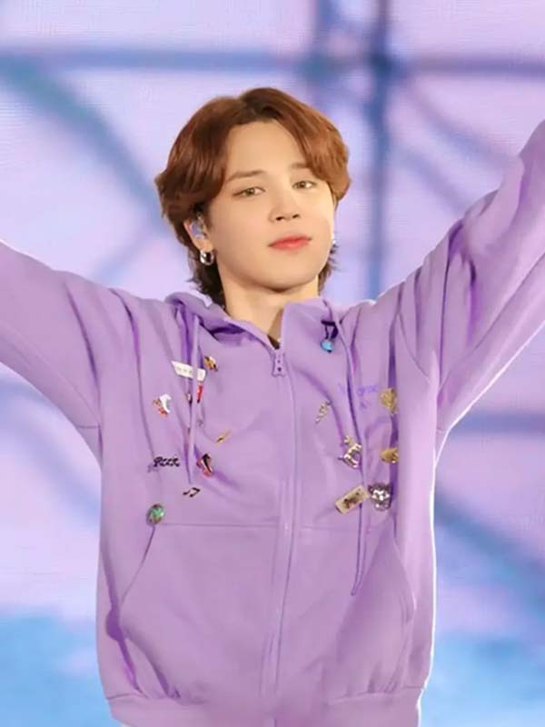 BTS's Jimin Purple Hoodie - Hollywood Leather Jackets