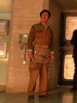 Loki S02 Ke Huy Quan Brown Jumpsuit