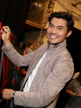 Snake Eyes Movie Premiere Event Henry Golding Leather Jacket