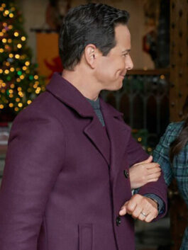 A Merry Scottish Christmas Scott Wolf Purple Coat