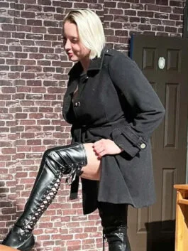 Birth Of A Murderer Emmy Robinson Black Coat