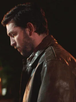 Cat Person 2023 Nicholas Braun Brown Leather Jacket