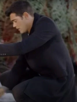Christmas Under The Stars Jesse Metcalfe Black Coat
