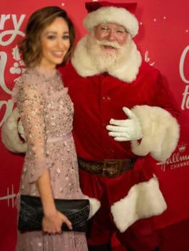 Christmas Under The Stars Santa Claus Red Coat
