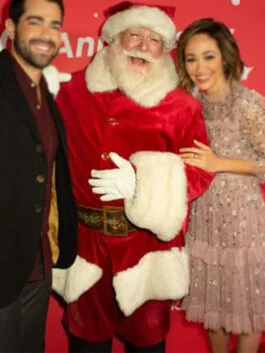 Christmas Under The Stars Santa Claus Red Coat
