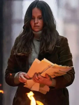 Dead Shot 2023 Felicity Jones Brown Coat