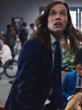 Dicks The Musical 2023 Aaron Jackson Blue Blazer