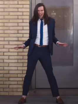 Dicks The Musical 2023 Aaron Jackson Blue Blazer