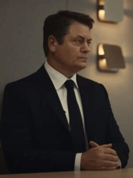 Dumb Money 2023 Nick Offerman Black Blazer