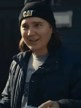 Dumb Money 2023 Paul Dano Blue Jacket front
