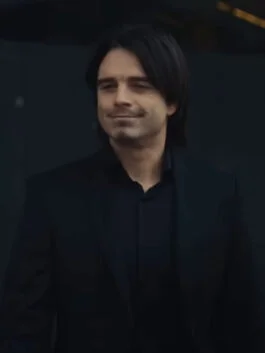Dumb Money 2023 Sebastian Stan Black Blazer