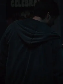 Five Nights At Freddy’s Josh Hutcherson Grey Jacke back