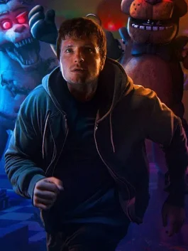 Five Nights At Freddy’s Josh Hutcherson Grey Jacket