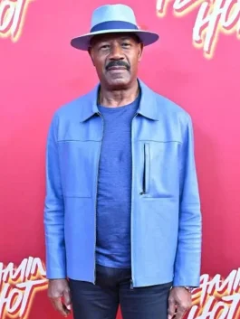 Flamin Hot Dennis Haysbert Blue Jacket