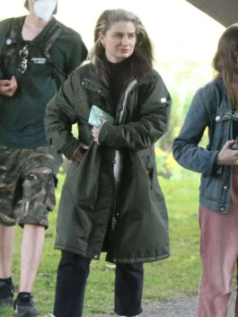 Flora And Son 2023 Eve Hewson Green Coat