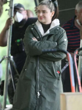 Flora And Son 2023 Eve Hewson Green Coat
