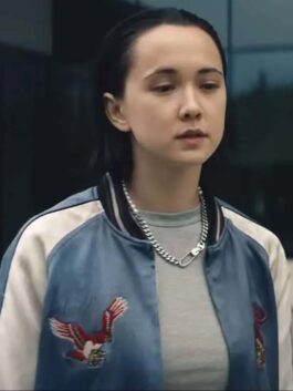 Gen V 2023 Jordan Li Blue Bomber Jacket