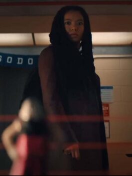 Gen V 2023 Marie Moreau Brown Leather Coat