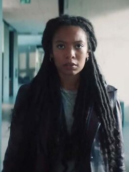 Gen V 2023 Marie Moreau Brown Leather Coat