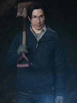 Goosebumps 2023 Justine Long Blue Jacket