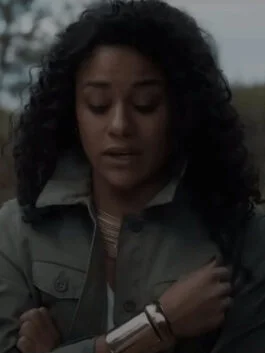 Kraven The Hunter 2023 Ariana DeBose Green Jacket
