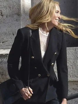Mafia Mamma Toni Collette Black Blazer