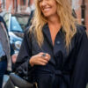 Mafia Mamma Toni Collette Black Coat