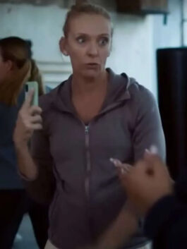 Mafia Mamma Toni Collette Grey Hoodie