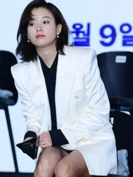 Moving Han Hyo-Joo White Blazer