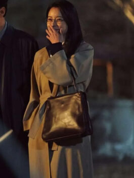 Moving Lee Mi-Hyeon Brown Coat