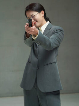 Moving Lee Mi-Hyeon Grey Blazer