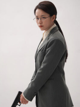 Moving Lee Mi-Hyeon Grey Blazer