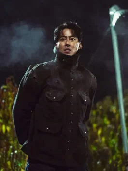 Moving Zo In-Sung Black Jacket front