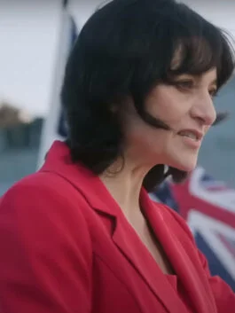 NCIS Sydney Daniela Farinacci Pink Coat