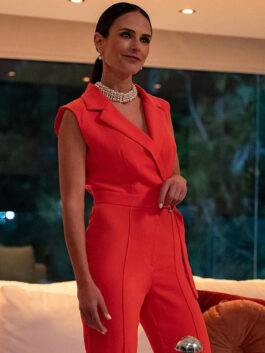 Neon 2023 Jordana Brewster Red Jumpsuit