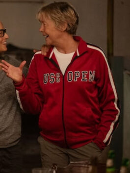 Nyad 2023 Annette Bening Red Jacket