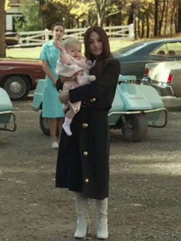 Priscilla 2023 Cailee Spaeny Black Coat